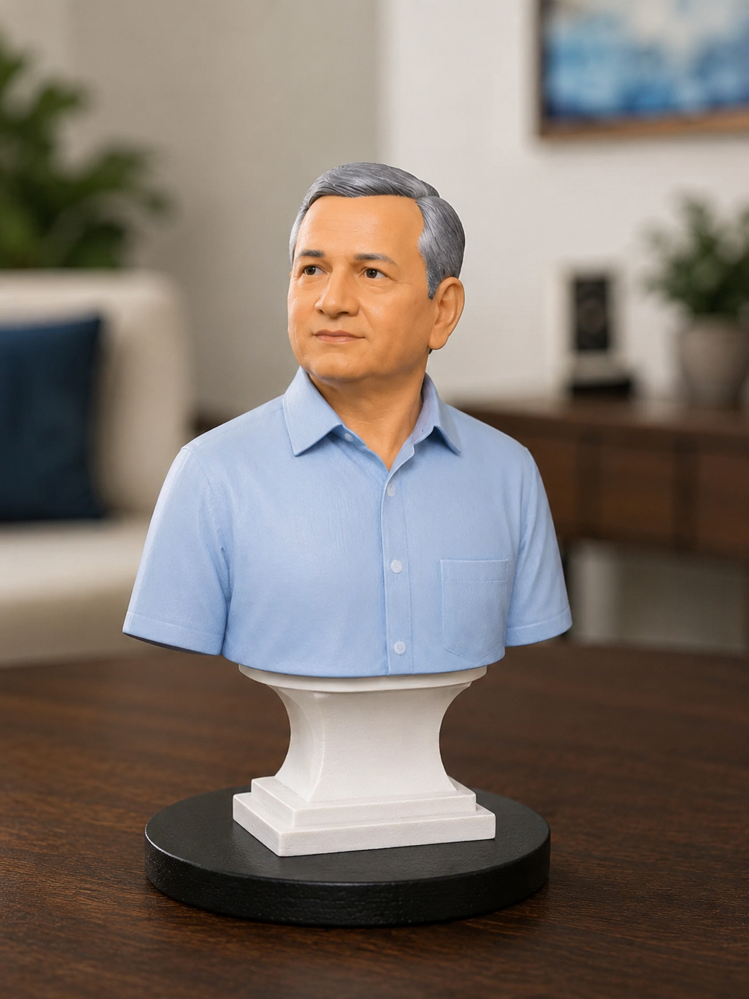 Custom Senior Citizen Half Body Miniature | My Miniature