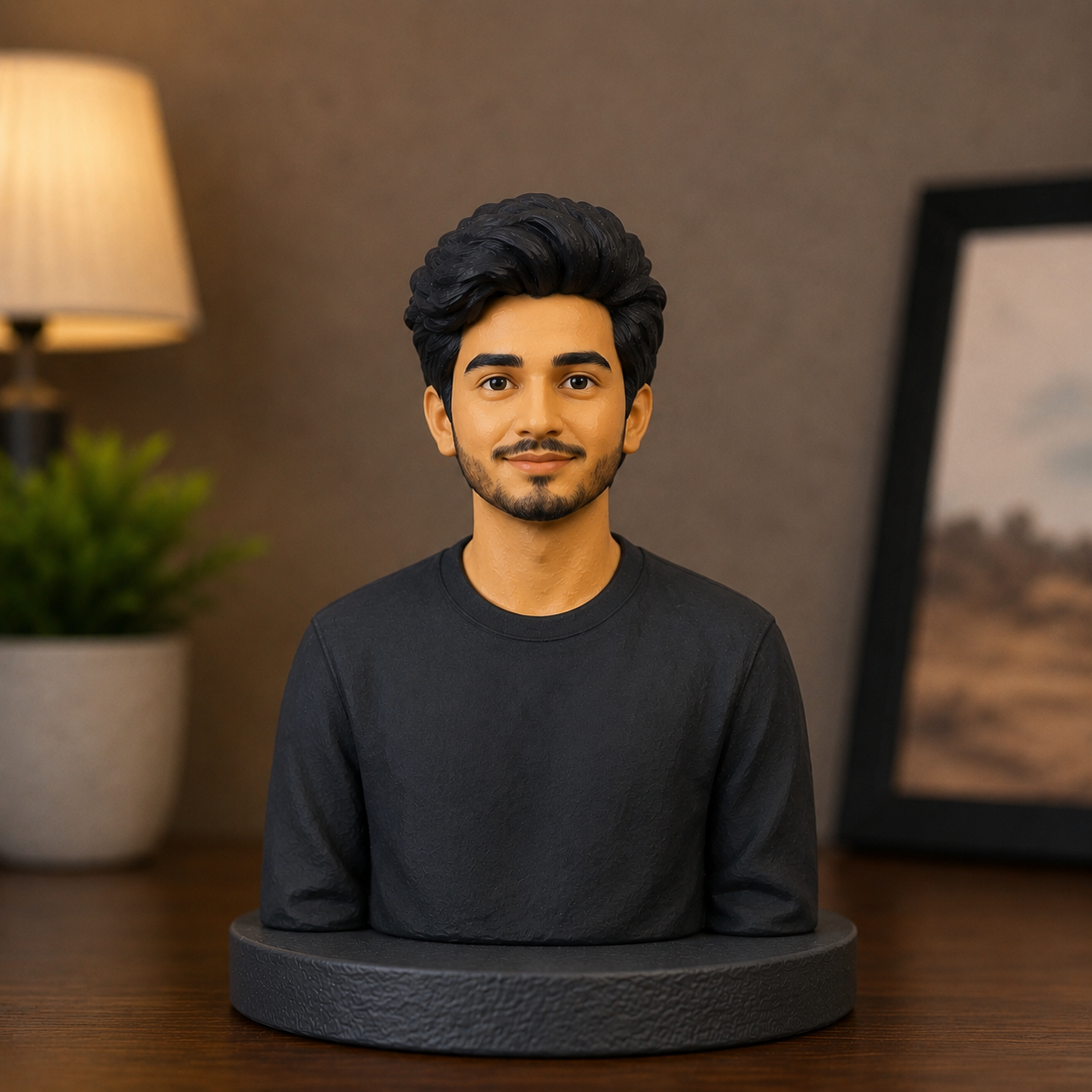 Custom Solo Half Body Miniature | Hand Painted 3D Bust | My Miniature