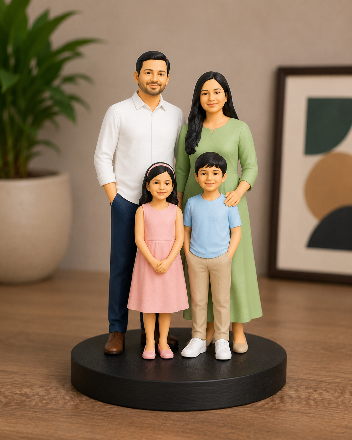 Custom Family Miniature | Personalized 3D Statue | My Miniature