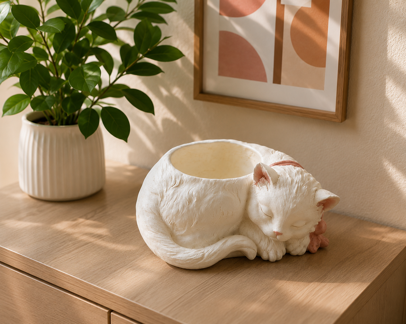 Cute 3D Printed Decorative Indoor Plant Holder 3D Printed