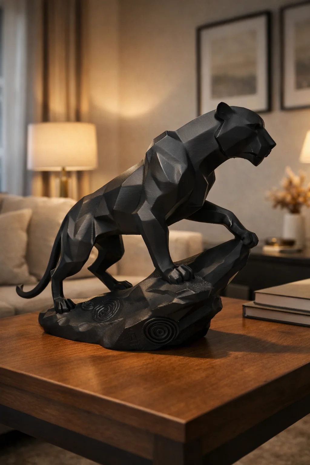 Black Panther  3D  Art Showpiece