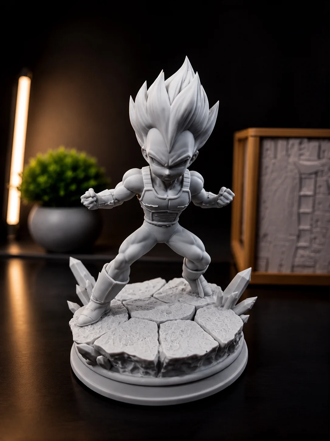 Custom Anime Miniature  Vegeta – Premium 3D Printed Figurine & Collectible Statue
