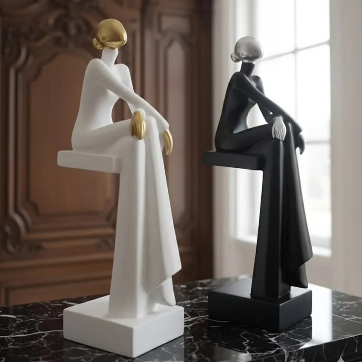 Modern Abstract Human Figurine Set | My Miniature ⭐