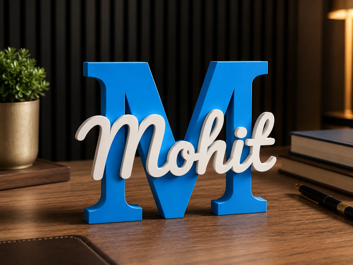 Personalized Custom Name Plate for Home, Office & Desk