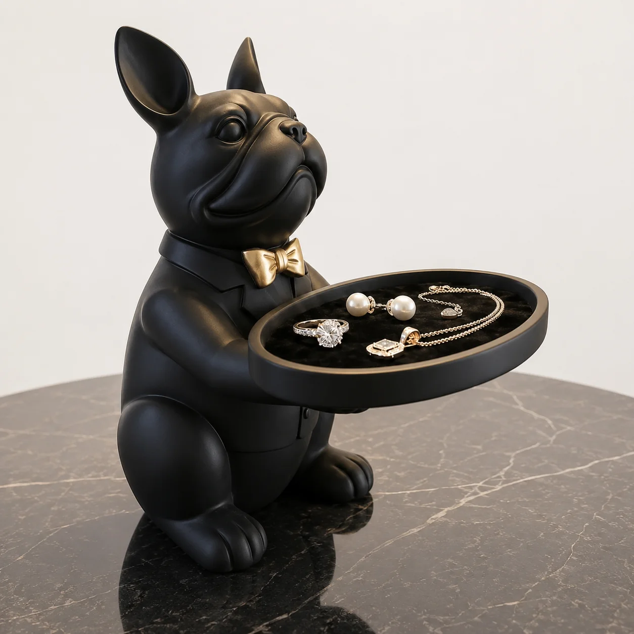 Premium 3D Printed French Bulldog Tray Holder