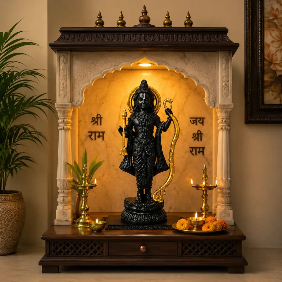 Premium 3D Printed Lord Ram Lalla Statue